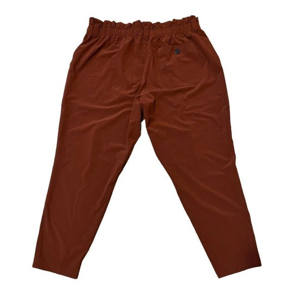 Athleta Skyline Pants 12P cognac brown - Picture 3 of 12
